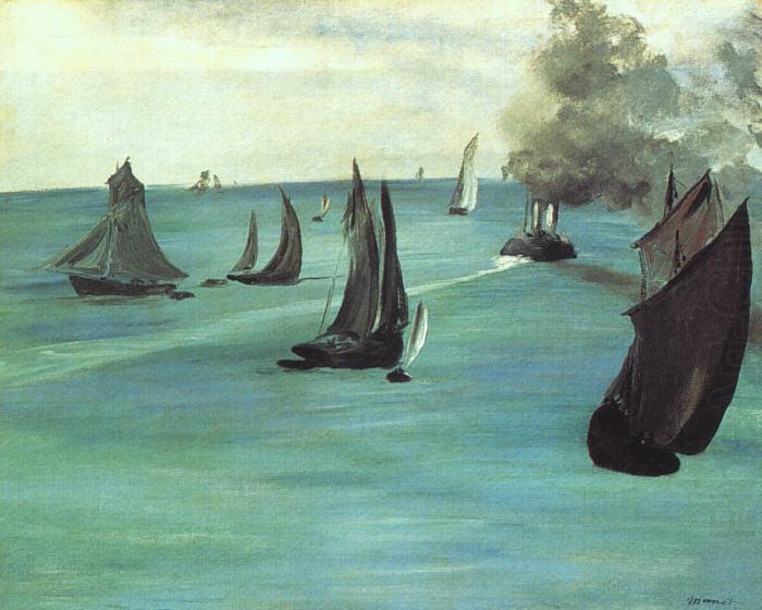 The Beach at Sainte Adresse, Edouard Manet